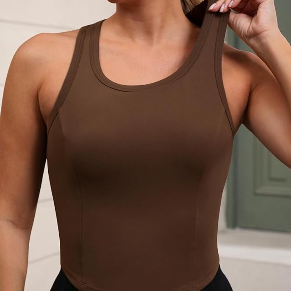 NWOT Cropped Tank/Athletic Bra, Size M